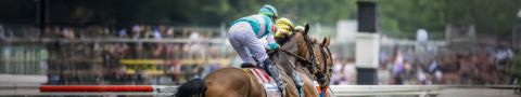 Equestrian competes in the Kentucky Derby