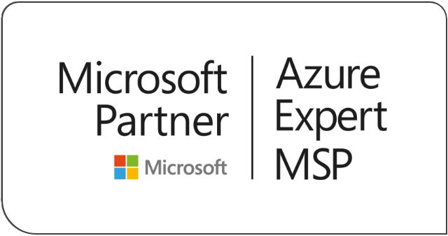 Microsoft Partner logo for Azure Expert MSP certification